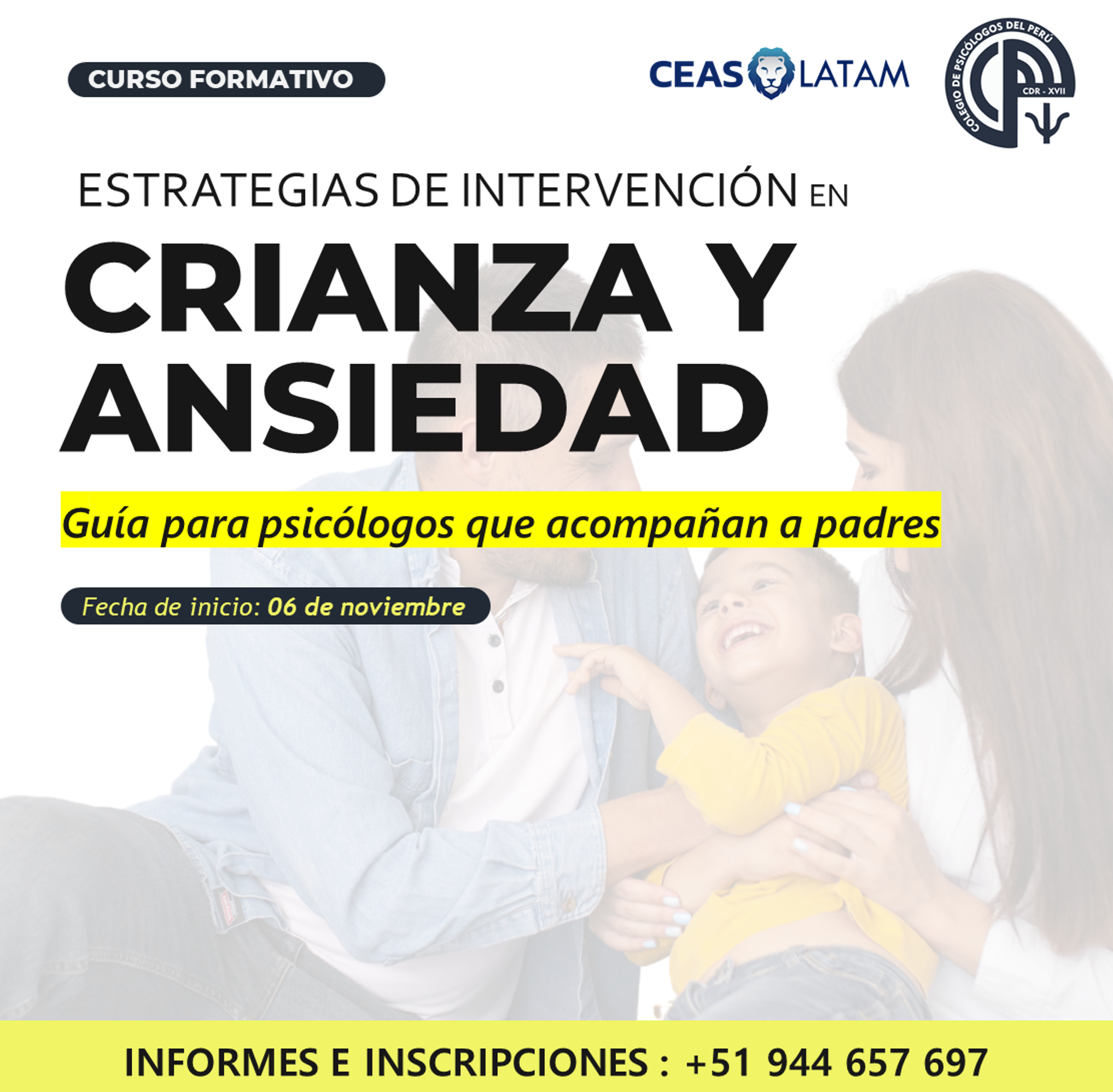 Course Image ESTRATEGIAS DE INTERVENCIÓN EN CRIANZA Y ANSIEDAD - PG