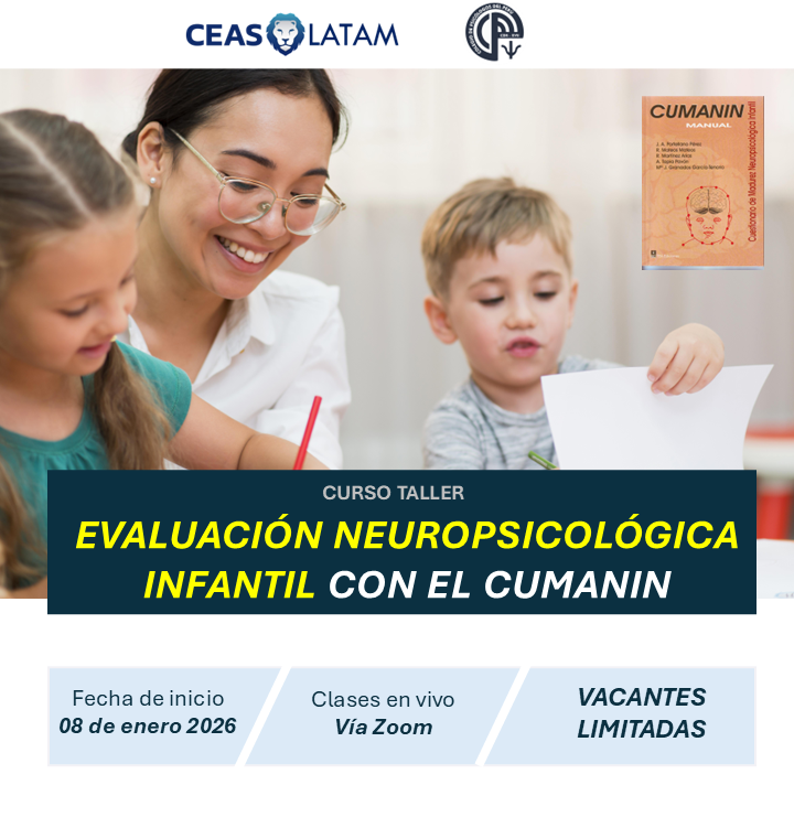 Course Image EVALUACIÓN NEUROPSICOLÓGICA CON EL CUMANIN - BLACK