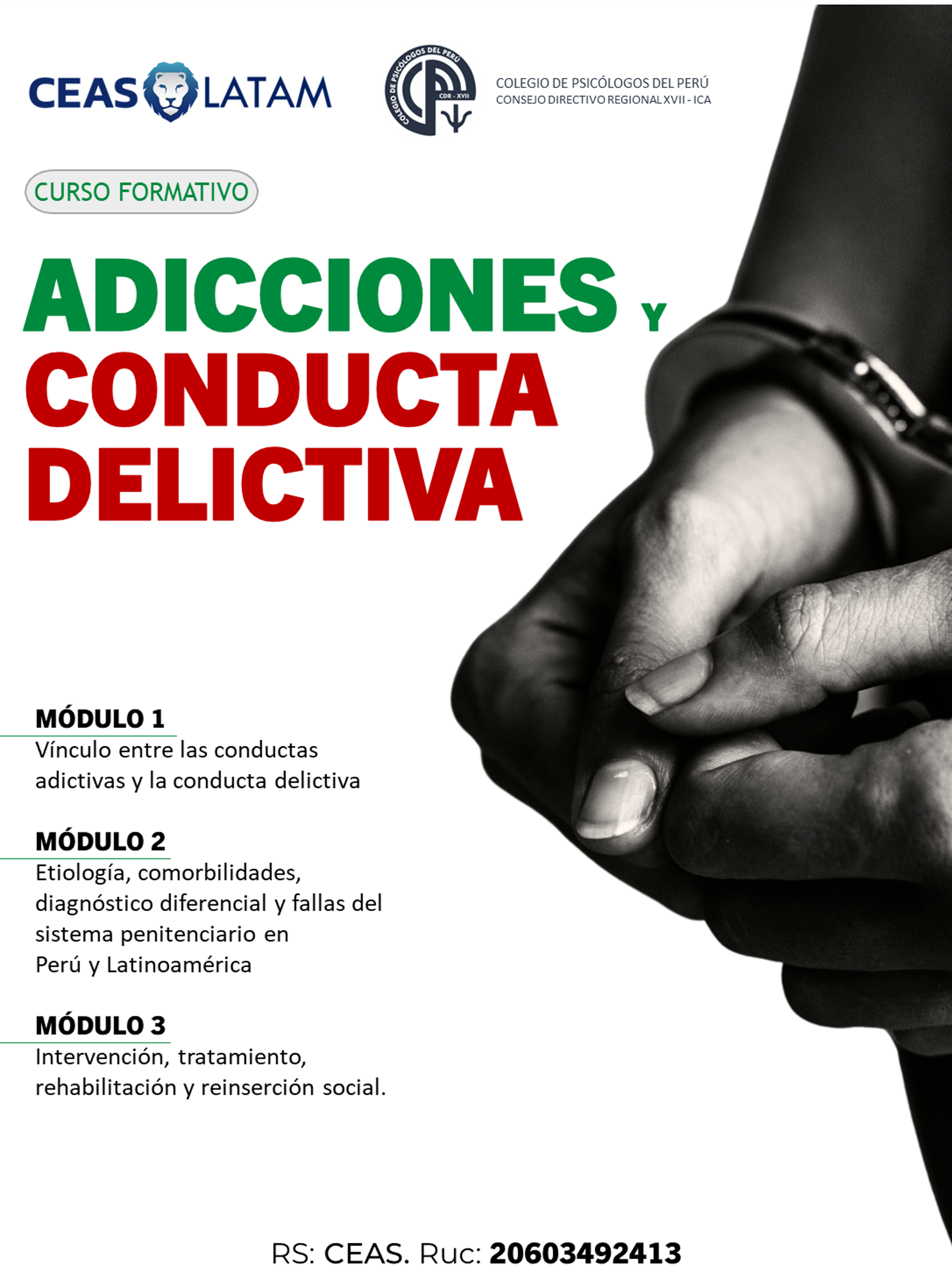 Course Image ADICCIONES Y CONDUCTA DELICTIVA - PG