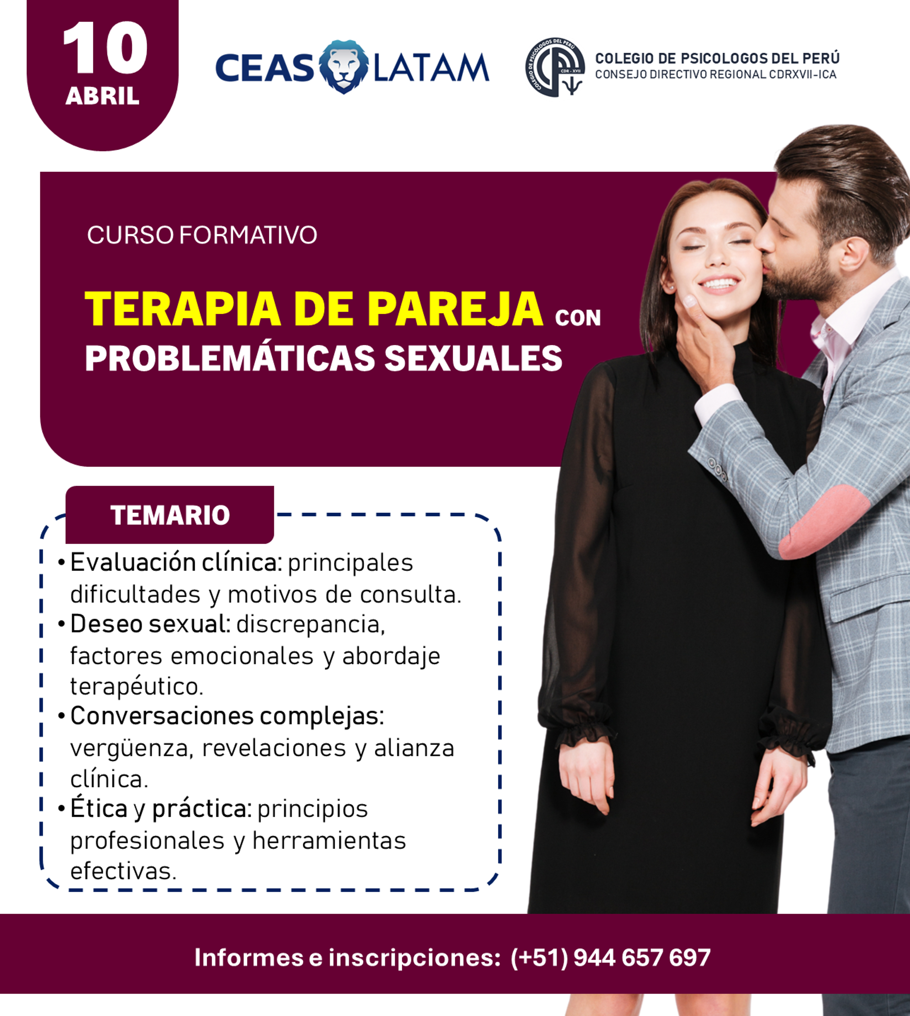 Course Image CF - TERAPIA DE PAREJA CON PROBLEMÁTICAS SEXUALES - GOLD