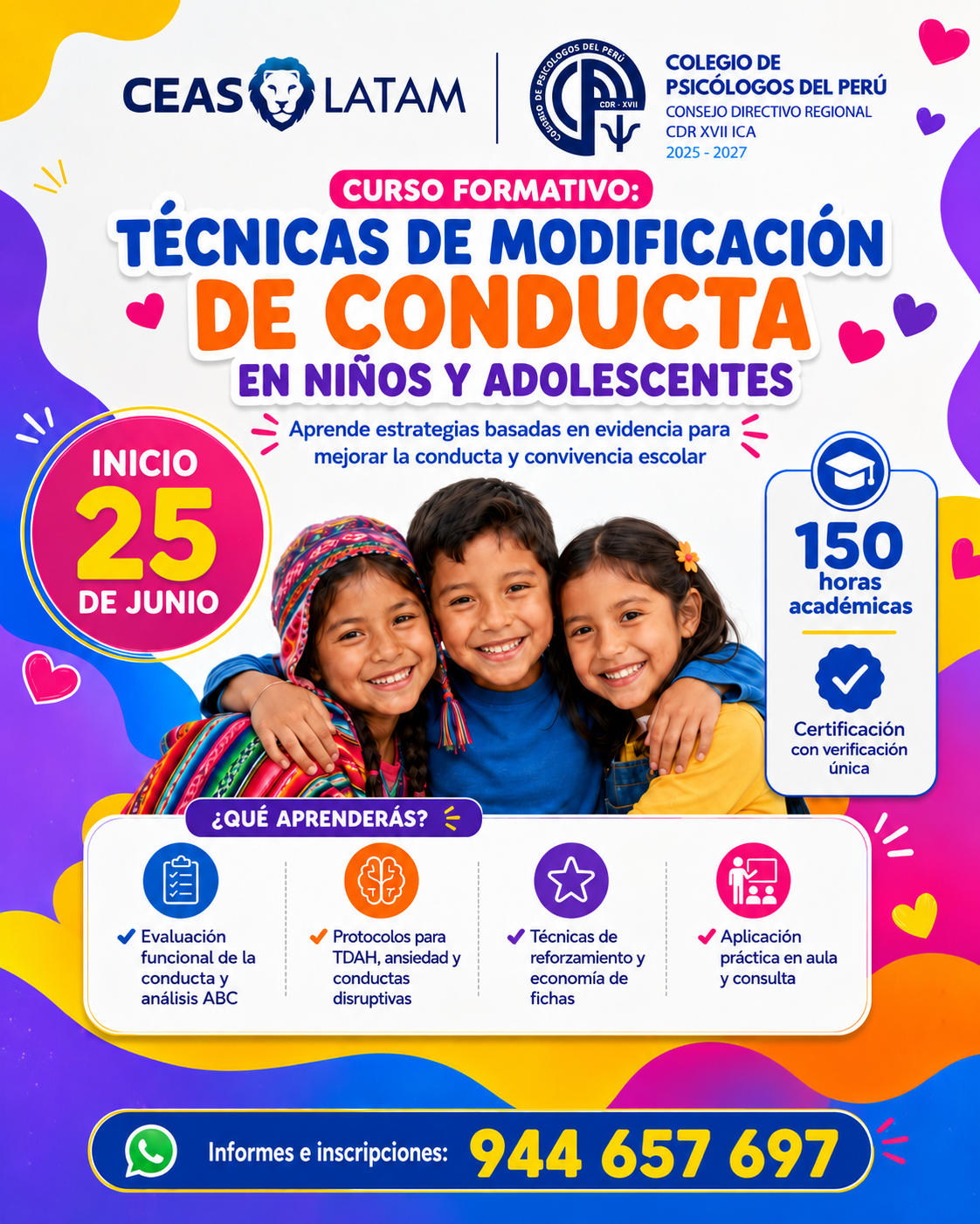 Course Image TÉCNICAS DE MODIFICACIÓN DE CONDUCTA - BLACK 2026