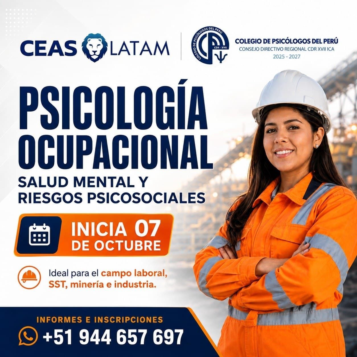 Course Image PSICOLOGÍA OCUPACIONAL, SALUD MENTAL Y RIESGOS PSICOSOCIALES - BLACK