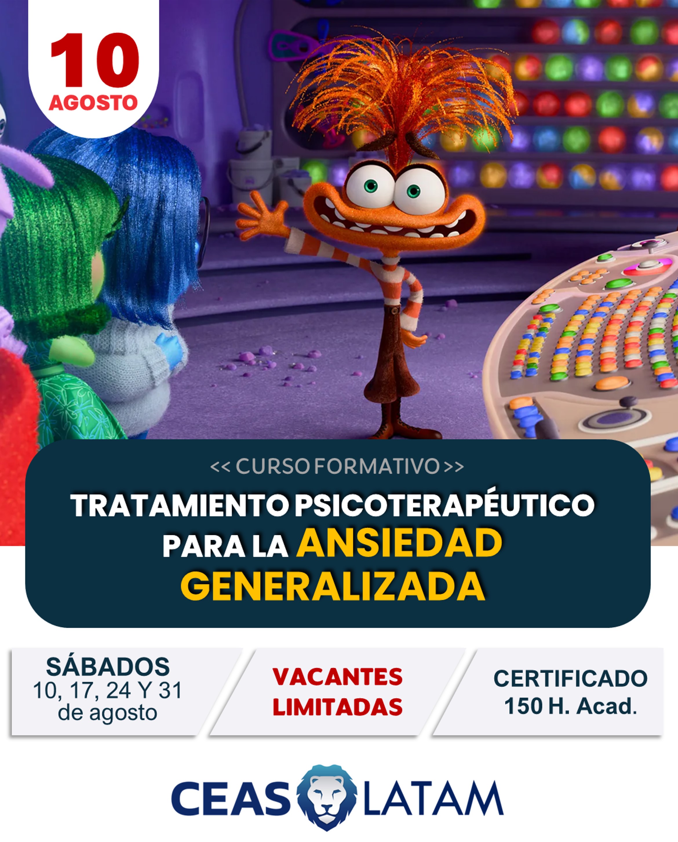 Course Image TRATAMIENTO PSICOTERAPEÚTICO DE LA ANSIEDAD GENERALIZADA - PG