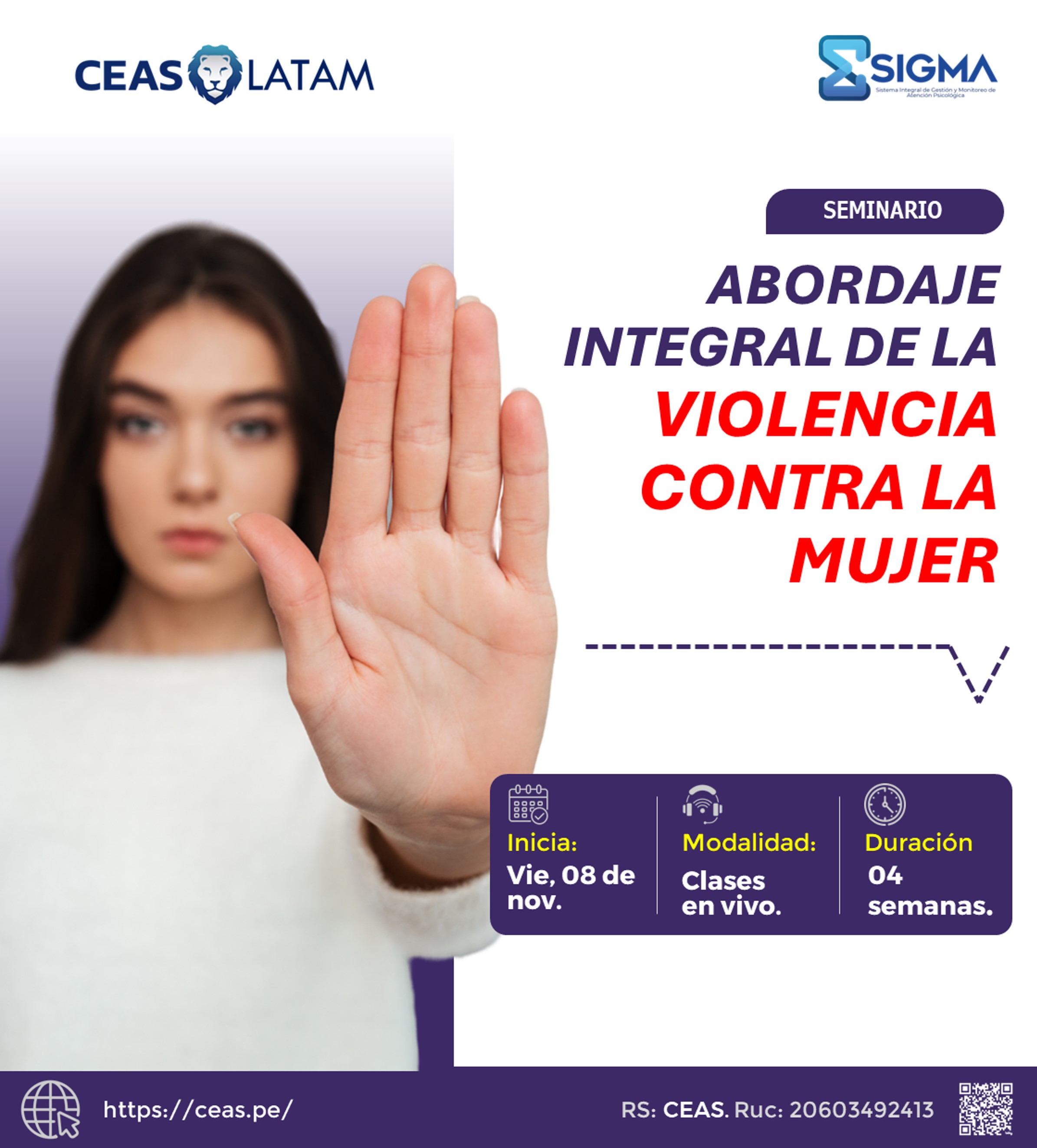 Course Image SEMINARIO  - GP ABORDAJE INTEGRAL DE LA VIOLENCIA CONTRA LA MUJER